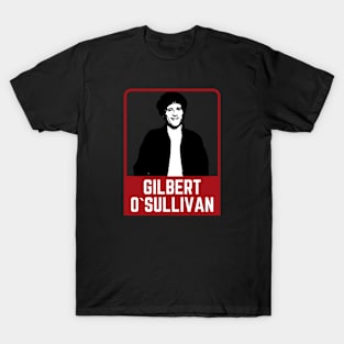 Gilbert o`sullivan ~~~ 70s rock T-Shirt